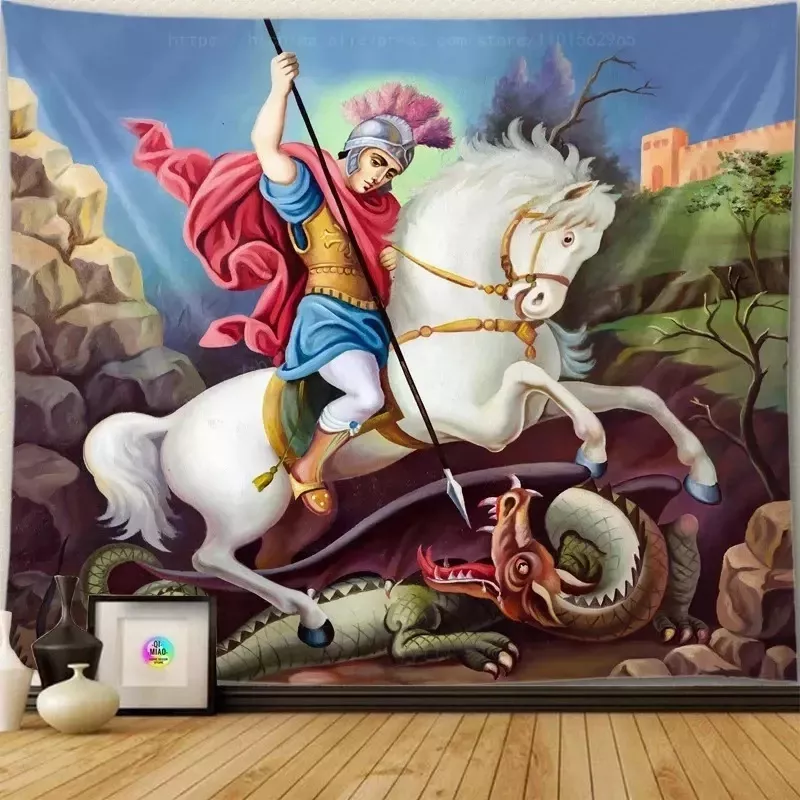 Tenture Murale Saint Georges : Symbole de Force et Protection