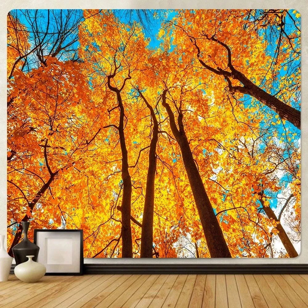 Tenture de paysage forestier naturel