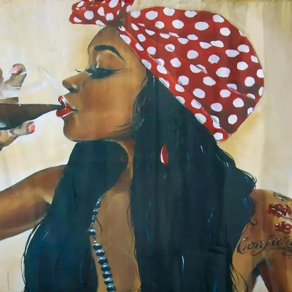Tenture Murale Femme Africaine