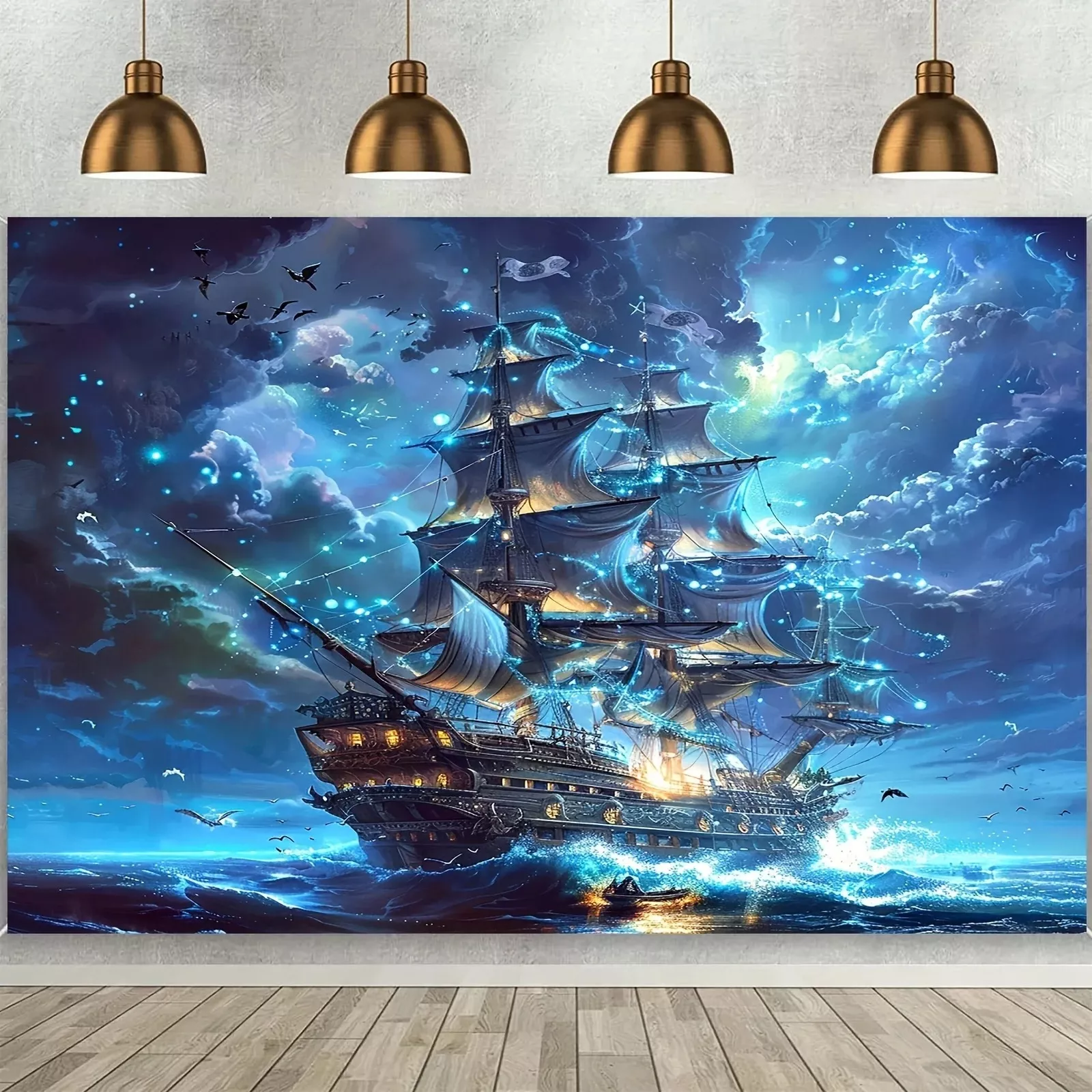 Tenture Murale « Aventure nautique enchantée »