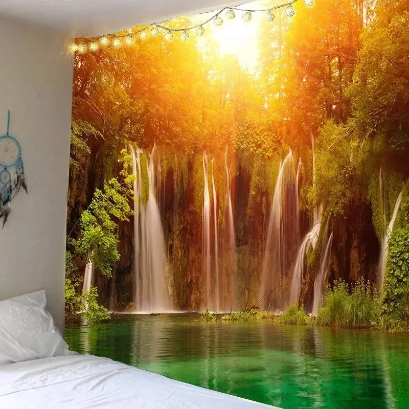 Tenture Murale Nature soleil, coucher de soleil et mer
