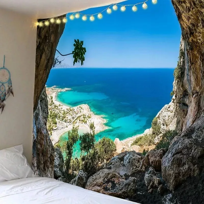 Tenture Murale Nature soleil, coucher de soleil et mer