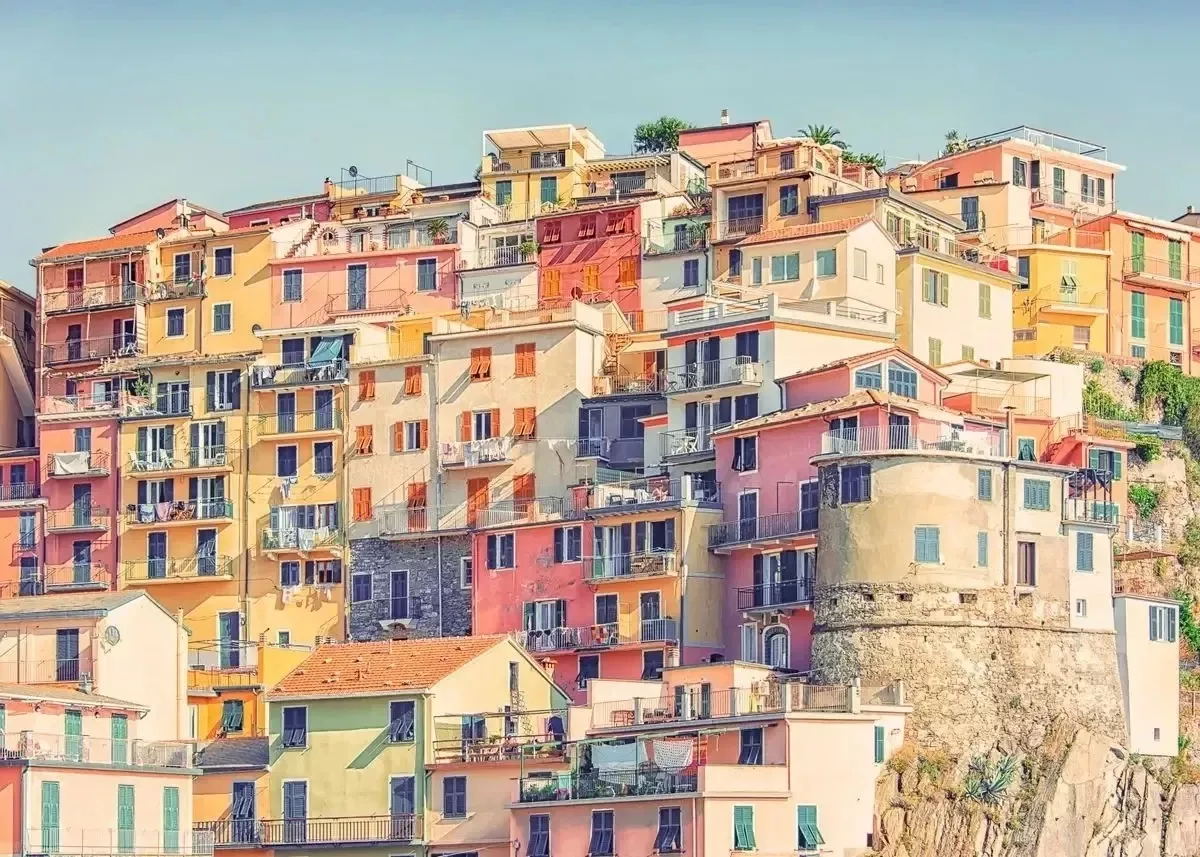 Tenture Vintage Colisee De Rome Florence Manarola toscane voyage italie paysage