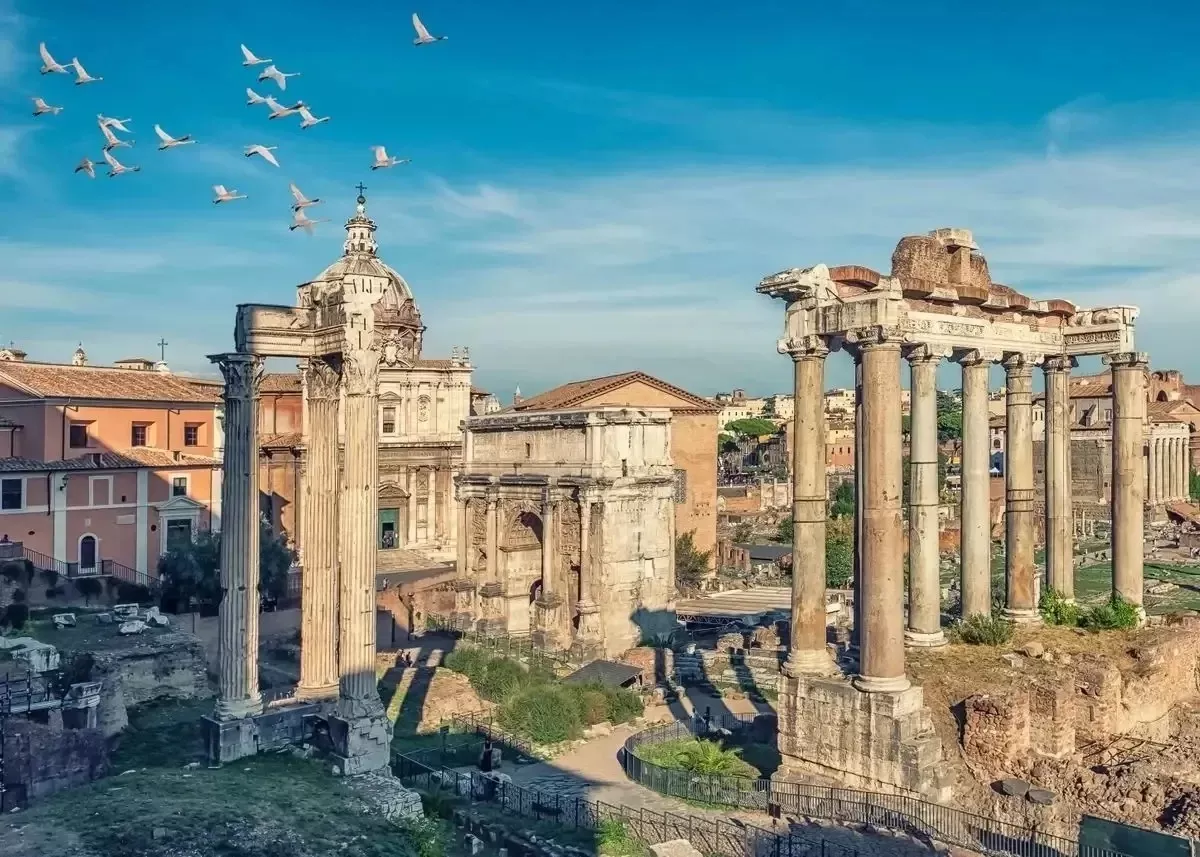 Tenture Vintage Colisee De Rome Florence Manarola toscane voyage italie paysage
