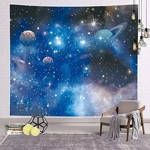 Tenture Murale Galaxie Infinie | Évadez-vous vers les Étoiles sans Sortir de chez Vous