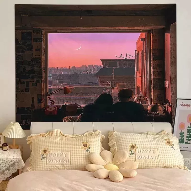 Tenture Murale Soirée en Amoureux | Ambiance Romantique & Sunset