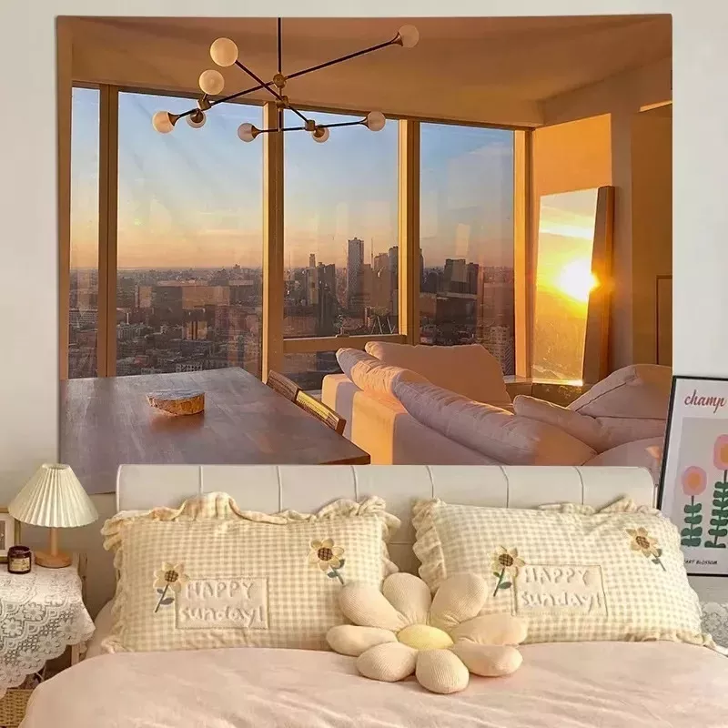 Tenture Murale Penthouse City | Vivez le Rêve d'un Loft New-Yorkais
